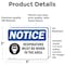 Signmission 3.5 in Height, 5 in Width, Vinyl Decal, Rectangle OS-2PACK-NS-D-35-L-16470 - alternate 5